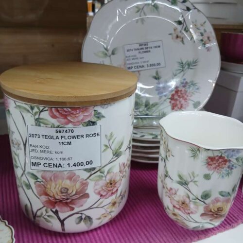 2073 TEGLA FLOWER ROSE 11CM
