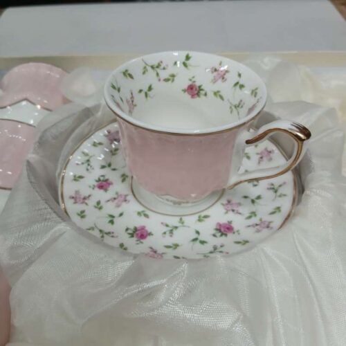 3017 SOLJE ZA KAFU SET/6 ROMANTIC